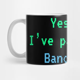 Passed BANDIT (Bright Green W Blue): A Cybersecurity Design Mug